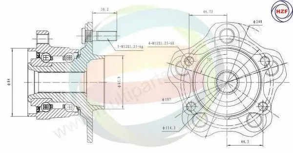 Wheel Bearing Kit (70-060097)