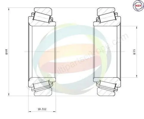 Wheel Bearing Kit (70-010043)