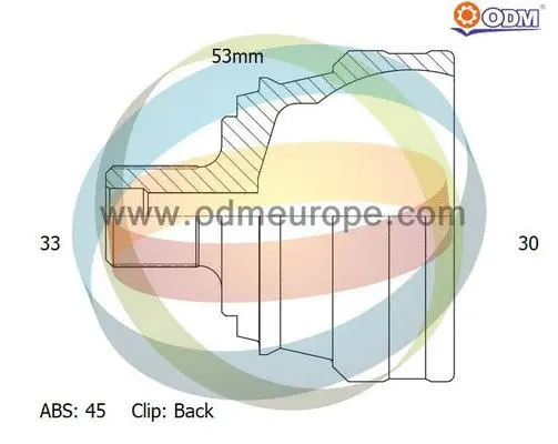 Joint Kit, drive shaft (12-211792)
