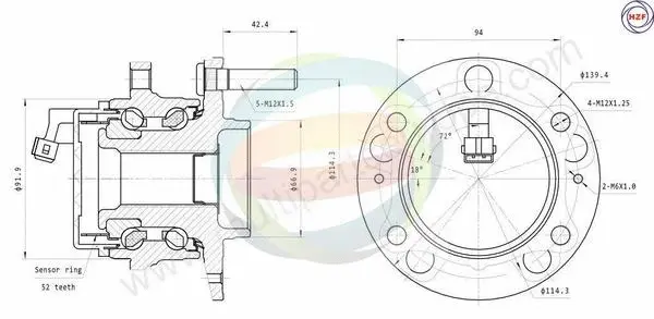 Wheel Bearing Kit (70-080055)