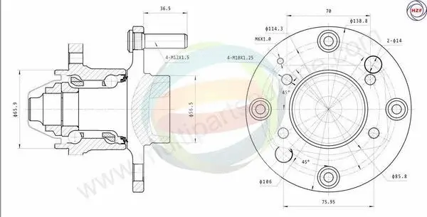 Wheel Bearing Kit (70-000016)