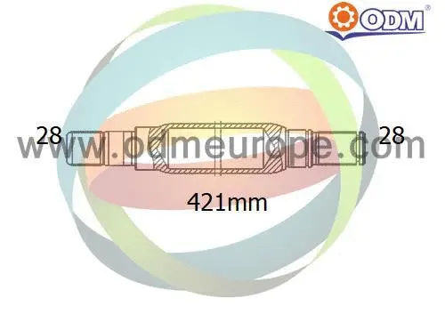 Stub Axle, differential (16-080120)