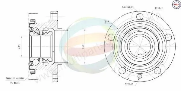 Wheel Bearing Kit (70-350015)