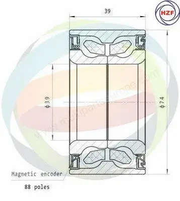 Wheel Bearing Kit (70-010128)