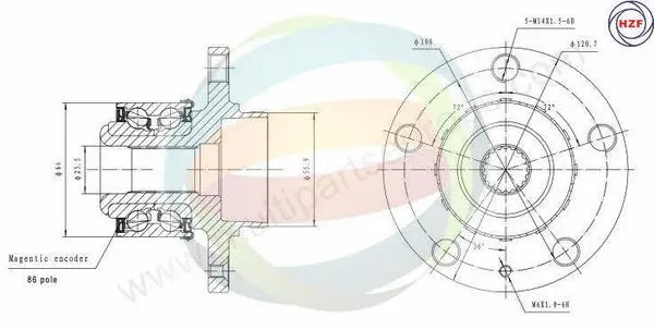 Wheel Bearing Kit (70-210080)