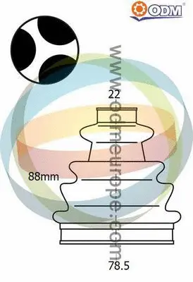 Bellow Kit, drive shaft (21-990419)