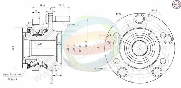 Wheel Bearing Kit (70-060103)