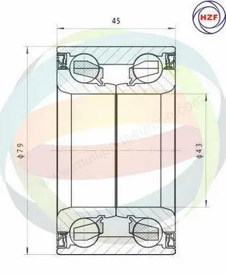 Wheel Bearing Kit (70-060087)
