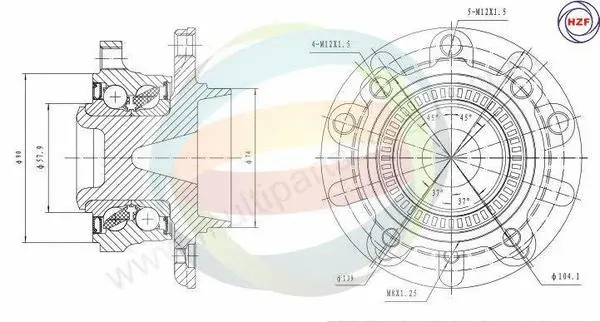 Wheel Bearing Kit (70-340003)
