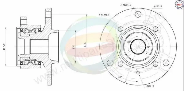 Wheel Bearing Kit (70-140001)
