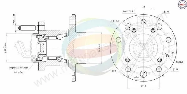 Wheel Bearing Kit (70-230050)