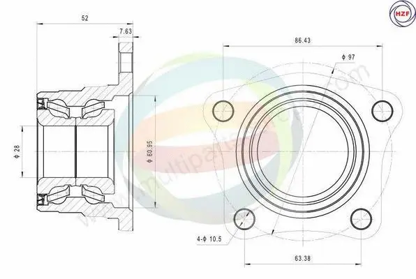 Wheel Bearing Kit (70-090042)