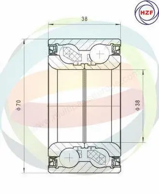 Wheel Bearing Kit (70-310002)