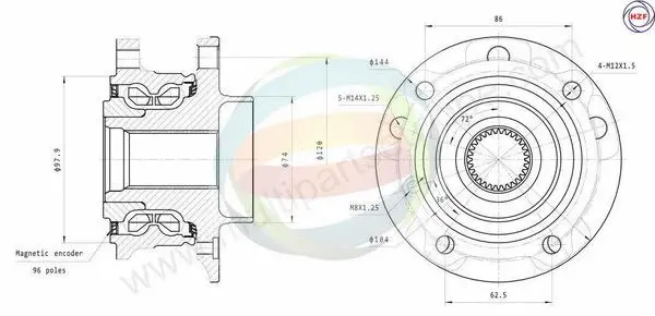 Wheel Bearing Kit (70-340049)