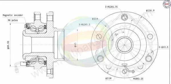 Wheel Bearing Kit (70-230032)