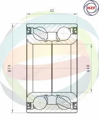 Wheel Bearing Kit (70-090026)
