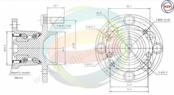 Wheel Bearing Kit (70-010058)