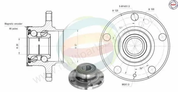 Wheel Bearing Kit (70-210043)