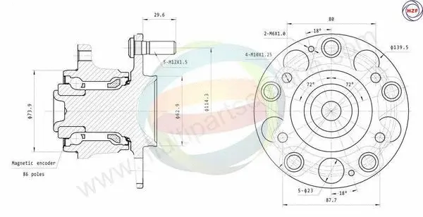 Wheel Bearing Kit (70-040025)