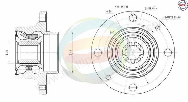 Wheel Bearing Kit (70-350033)