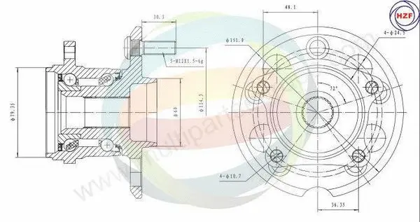 Wheel Bearing Kit (70-090127)
