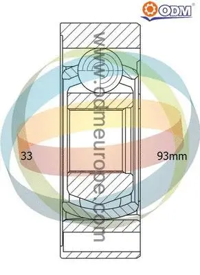 Joint Kit, drive shaft (14-216036)
