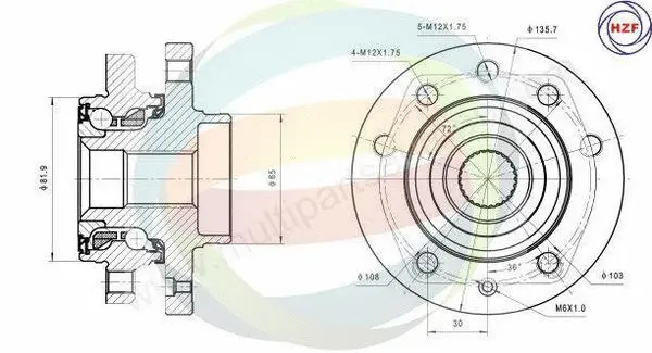 Wheel Bearing Kit (70-150033)