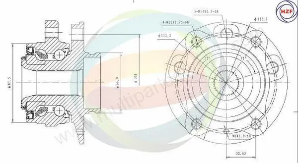 Wheel Bearing Kit (70-150040)