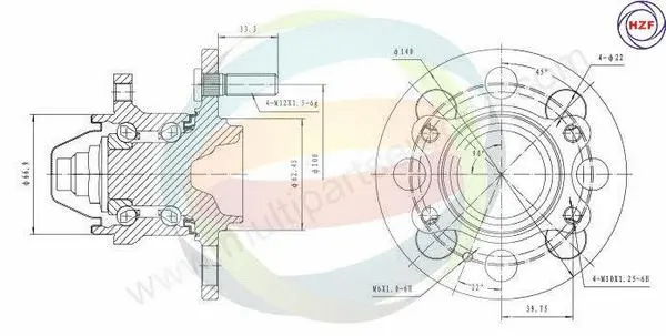 Wheel Bearing Kit (70-080050)