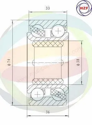 Wheel Bearing Kit (70-090146)