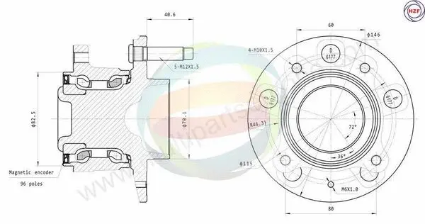 Wheel Bearing Kit (70-230087)