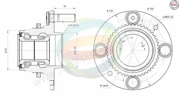 Wheel Bearing Kit (70-050059)