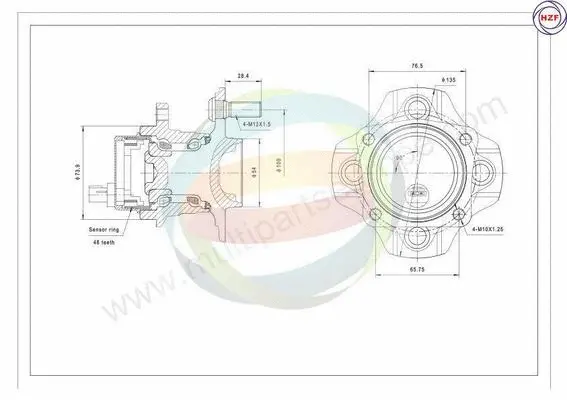 Wheel Bearing Kit (70-090107)