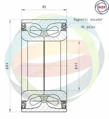 Wheel Bearing Kit (70-140063)