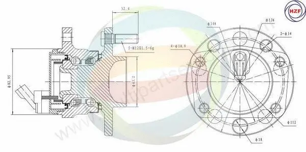 Wheel Bearing Kit (70-080054)