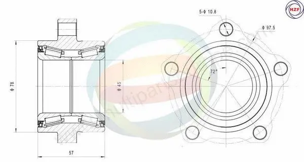 Wheel Bearing Kit (70-010077)