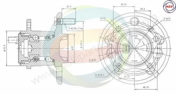 Wheel Bearing Kit (70-090056)