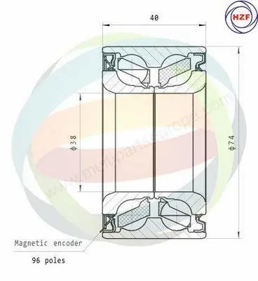 Wheel Bearing Kit (70-040051)