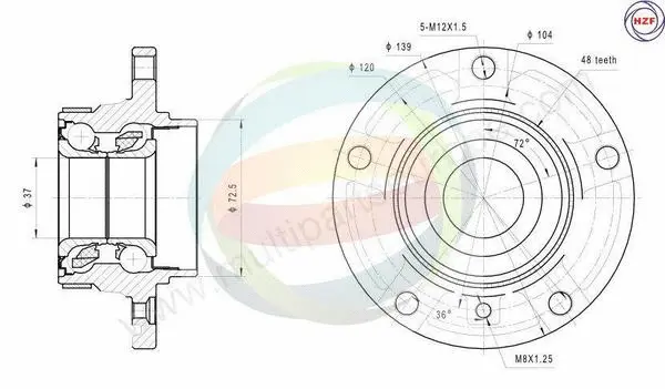 Wheel Bearing Kit (70-340006)