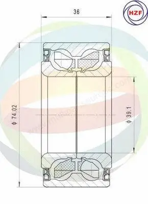 Wheel Bearing Kit (70-080042)