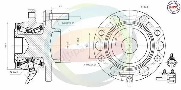 Wheel Bearing Kit (70-060008)