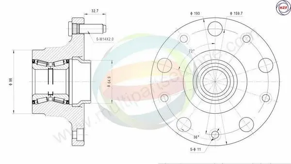 Wheel Bearing Kit (70-010080)