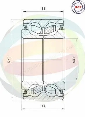 Wheel Bearing Kit (70-040001)