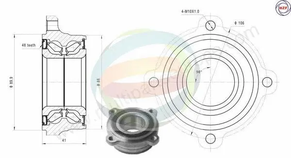 Wheel Bearing Kit (70-340016)