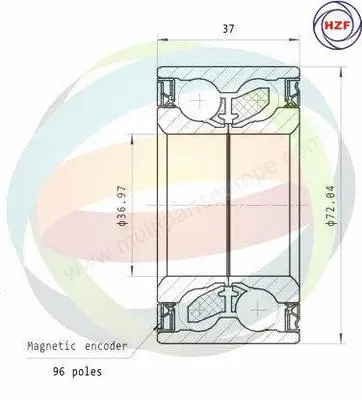 Wheel Bearing Kit (70-350035)