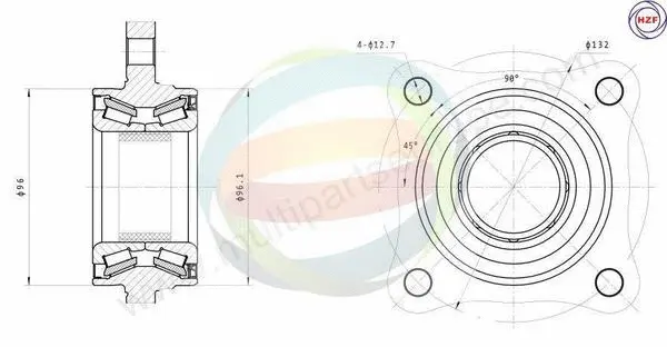 Wheel Bearing Kit (70-090086)