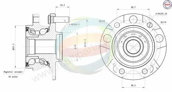 Wheel Bearing Kit (70-090051)