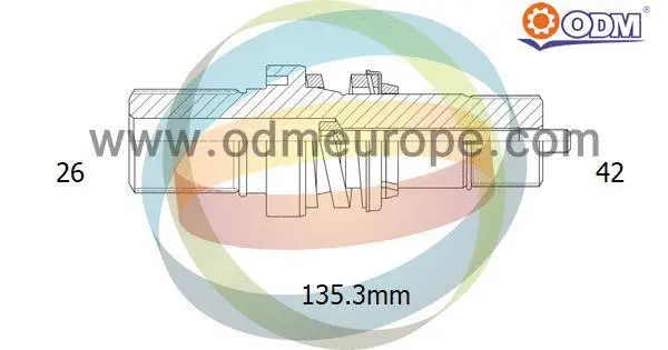 Stub Axle, differential (16-210020)