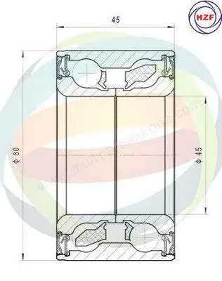 Wheel Bearing Kit (70-210085)