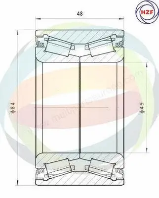 Wheel Bearing Kit (70-160016)